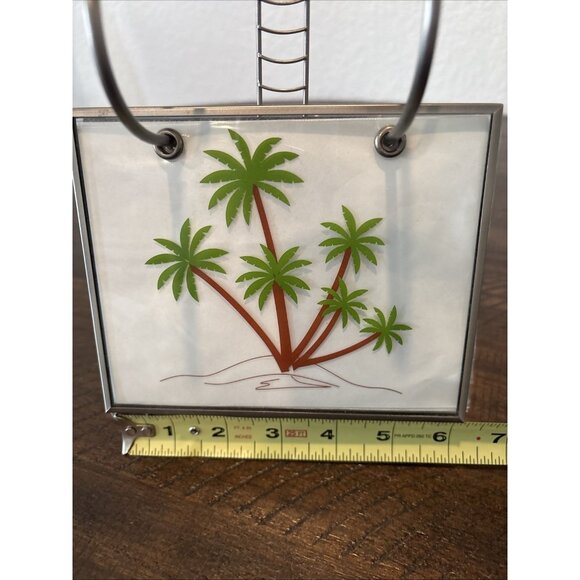 Unbranded Beach Silver Palm Tree w/30 4x6 Photo Holders-great For Vacation Pics - Picture 6 of 9